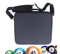 Genérico Travel Bag for Pool Balls | Lightweight Billiard Case | Billiard Carrying Bag | Billiard Hall Accessories for Billiard Hall Tournaments, Travel Pool Ball Case with 13.78x13.78x3.15 Inches