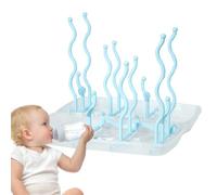 Genérico Travel Bottle Drying Rack - PP, Compact Size, Travel Design, Holder | Space Saving Rack, Bottle Dryer Stand, Stable Structure, Easy Clean For Feeding, Nursery, Trips