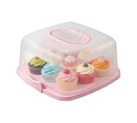 Generico Travel Cake Carrier 10 Inch | Reusable Food Storage Container With Handle And Lid, Perfect For Transporting Cakes, Pies, Cupcakes, Postres, Muffins, Pastry, Bread, Fruit, Outdoor, Home,