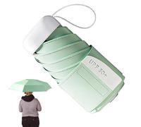 Genérico Travel Compact, UPF 50+ Lightweight Rainproof Sunproof Folding Sun Travel Size Portable Wind Resistant for Kids Women Adults Summer Beach Outdoor Commute School Use