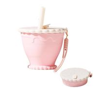 Genérico Travel Cup, Foldable Drinking Mug, 3.31x3.54 inches Reusable Silicone Drinkware with Compact Design, Portable Outdoor Beverage Cup, Lightweight Camping Kitchen Accessory, Hiking Picnic Use