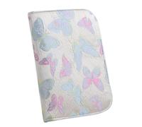 Genérico Travel Jewelry Organizer Case - Clear Velvet Pouch with 5 Pages | Small Book Jewelry Binder Organizer | for Women Girls Earrings Rings Necklaces Brooches, Waterproof Portable Travel Case