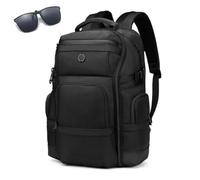 Genérico Travel Laptop Backpack for Men,Large Capacity Expandable Business Work Backpack,Multi-Pocket Waterproof Casual Daypack