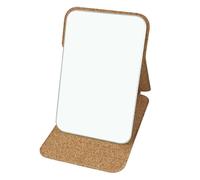 Genérico Travel Makeup Mirror, Portable Coffee Grounds, Compact Lightweight Design, Clear HD Reflection, Great for Bathroom Wedding Airplane Women Backpack SPA Girls Offices Camping Studio Car Hotel
