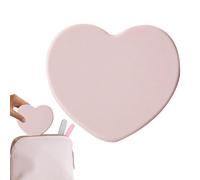 Genérico Travel Mirror | Heart Shaped Handheld Vanity Tool - Small Mirror,for Women Girls Teen Purse Bathroom Bedroom