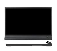 Genérico Travel Monitor - 15.6 Inch Slim Portable Display for Laptop Pc | HD Plus 1366x768 IPS with True Color, Lightweight External Screen, 60hz Refresh Rate, Home, Office, Media, Indoor