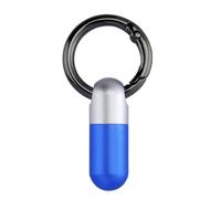 Genérico Travel Pill Box- Aluminum Alloy Waterproof Sealing, 2.12 Inch Metal, Portable Keychain Storage Device with Compact Pocket Size | Medication Case For Business Travelers Students