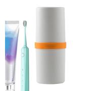 Genérico Travel Toothbrush Case - Smooth Waterproof Storage, ABS with Secure Closure for Tooth Brush Carrier Family Friends Home Camping Trip Gym Dorm Hotel School Daily Use