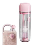 Genérico Travel Toothbrush Set, Travel Case, 6.34x1.89x1.89 Inches Multi Function Dustproof Storage Protector, Folding Tooth Brushes for Home, Business, Camping, School, Portable, Hygienic