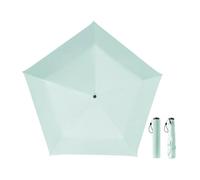 Genérico Travel Umbrella - 5 Rib Folding Compact Rain And Sun Protection Parasol | UV Blocking Black Coating Portable Pocket Umbrella | Wind Resistant Daily Use For Women Men Outdoor Travel Commute