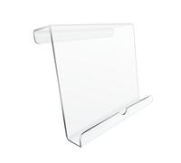 Genérico Treadmill Book Holder, Treadmill Laptop Holder, Acrylic Adjustable Bracket Rack Attachment, Desk Mount for Work, Gym Bikes, Exercise, Study, Steppers, Stationary Equipment, 16x18x6.3cm