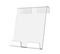 Genérico Treadmill Phone Holder, Gym Tablet Stand, Clear Acrylic Book Bracket for Workouts, Cycling, Running, Walking, Exercise, Home, Fitness Use, 7.09x6.3 Inches, Transparent, 1 Piece