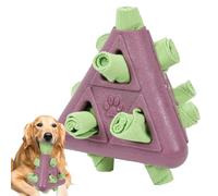 Genérico Treat Dispensing Dog Toy - Interactive Bite-Resistant Pet Toy | Bite-Resistant Pet Puppy Puzzle Toy | Dog Teething Cleaner with Pyramid Shape For Small Medium Large Sizes Pet