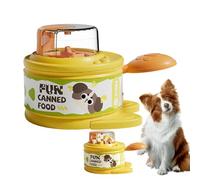 Genérico Treat Dispensing Dog Toys - Interactive Slow Feeder, 3-Level Adjustable Pet Food Dispenser | Treat Puzzle Feeding Toy for Puppy Kitten Indoor Boredom Enrichment Floor Play