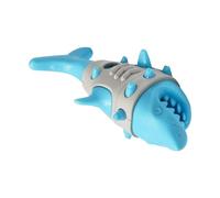 Generico Treat Dispensing Dog Toys - Soft Rubber Standard Size | Puppy Puzzle Slow Feeder with Shark Shape, Bite-Resistant Chew Toy, Teeth Cleaning | Indoor Outdoor Training Play Boredom Relief