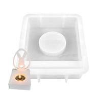 Genérico Tree Candle Holder Resin Mold, Tree-Inspired Silicone Molds for Gum Candlesticks, Candle Holders for Beeswax Candles, 3D Tree Design, 4 X 4 X 6 Inches, Clear, 1 Pack