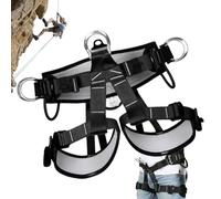 Genérico Tree Climbing Harness - Adjustable Safety Belt Half Body Harnesses for Climbing - Strong Load-Bearing, Thick Protect Waist Belts for Fire Rescuing, Women & Men