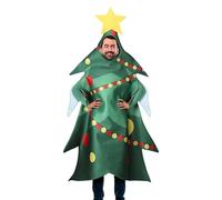 Genérico Tree Costume - Polyester Men Tree Outfit, 166cm Christmas Prank Costume With Breathable Fabric | Funny Holiday Dress-Up Suit For Parties, Cosplay, Birthdays, And Family Celebrations