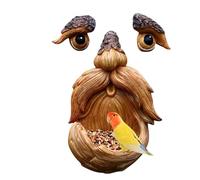 Genérico Tree Faces, Old Man Face Resin Statue Wall Art, 16x10.5x8cm Funny Yard Resin Statue, Adorable Outdoor Decorations, Whimsical Garden Decor for Stump Ornament