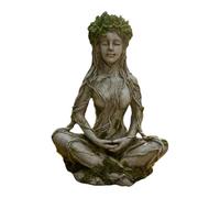 Genérico Tree Spirit Figurines, Hand Painted Decor Sculptures, Boho Resin Ornaments for Artistic Display, Intricate Nature Inspired Details with, Home Decoration Accent, Living Room Office Desk