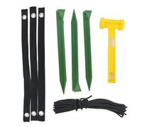 Generico Tree Stakes - Resistente al agua - Resistente al agua | Kit de soporte robusto para protección contra el viento | contra las malas condiciones meteorológicas y la cubierta de la cama del
