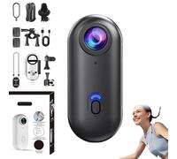 Genérico Treklon POV Camera, 2025 New Treklon Body Camera, HD 1080p/4k Pocket Action CAM, Thumb Size,170° Wide Angle,Wearable Video Recording,For Cycling,Diving,Travel,Fishing (Black,4K)