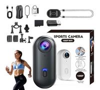 Genérico Treklon POV Camera, Treklon 4S Body Camera, HD 1080p/4K Mini Wearable Action Body CAM for Work, Travel, Cycling, Pet Walking & Outdoors Activities (Black,1080P)