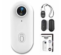 Genérico Treklon POV Camera, Treklon 4s Body Camera, HD 1080p/4K Mini Wearable Body Adventure Action Cameras, for Cycling, Diving, Ski (White,1080P)