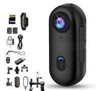 Genérico Treklon POV Camera, Treklon Body Camera, Wearable Sports Cameras, Thumb Size CAM, 4k Pocket Action CAM, 170° Wide Angle, for Recording, Travel Vlog, Work (Black 4K,128GB)