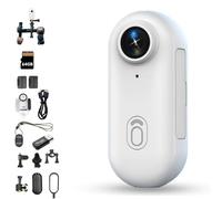 Genérico Treklon POV Camera, Treklon Body Camera, Wearable Sports Cameras, Thumb Size CAM, 4k Pocket Action CAM, 170° Wide Angle, for Recording, Travel Vlog, Work (White 4K,64GB)