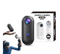 Genérico Treklon - Treklon Body Camera, 2025 New POV Camera, Stallionframes 4K Thumb Action Cameras, 170° Wide Angle with Audio and Video Recording Wearable for Cycling, Diving, Ski (Black)