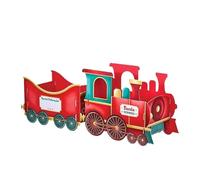 Genérico Tren De Regalos Navideños De Papá Noel, Tren De Regalos Portátil Hecho A Mano For Regalar En Navidad con Estilo. Accesorios De Decoración.(A-Small)