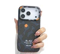 Genérico Trendy Graffiti Pattern for Magnetic Case for iPhone, Full-Coverage Ultra-Thin Graffiti Pattern Phone Case, Drop-Proof and Shockproof for iPhone 17/16/15/14 Pro MAX (Black,For 16 Pro)