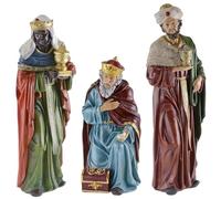 Generico Tres Reyes Magos en Resina Serie 45 cm