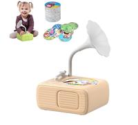 Genérico Tretregard Kids Phonograph, Kids Phonograph with 99 Cards, Toddler Record Player, Kid Storytelling Machine & Music Player, Toddler Toys for Early Learning (Orange)