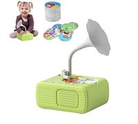 Genérico Tretregard Kids Phonograph, Kids Phonograph with 99 Cards, Toddler Record Player, Kid Storytelling Machine & Music Player, Toddler Toys for Early Learning (Green)