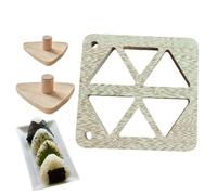 Genérico Triangle Rice | Quick To Make Classic Wooden Sushi Press,Seaweed Sushi Press Maker,for Home Lunch DIY Meal Prep Cooking Ensures Efficient Creation Of Uniformly Shaped Arce Balls, Offeri