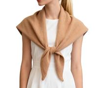Genérico Triangle Shawl - Wool Free Size | Soft Warm Wrap Scarf, Fashion Wool Neckerchief, Lightweight Winter Shawl | For Travel Birthday Christmas Fall Winter Autumn Girl Outfit Styling Use