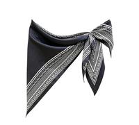 Genérico Triangle Waist Scarf - Chic Silhouette Sash, Lightweight Tapered Wrap with Finished Edges, Premium Satin Fabric, Vibrant Patterned Texture, for Formal Business Attire and Trendy Streetwear