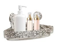Genérico Triangle Wall Shelf, Bathroom Corner Rack, 11.81x8.66x2.36 Inch Wall Mounted Storage, Artistic Aesthetic Design, Space-Saving Organizer, for Kitchen, Bathroom, Bedroom, Living Room