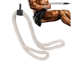 Genérico Tricep Rope Cable Attachment, Lat Pulldown Rope, Gym Cable Handle with Heavy Duty Design, Strength Training Accessory with Non Slip Grip Ends, Workout Equipment, For Home Gym Muscle