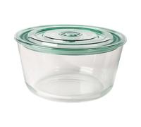 Genérico Trifle Bowl Clear Glass Salad Dessert Fruit Serving Dish With Lid
