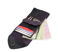 Genérico Trifold Secure Men Wallet, Multi Pocket Storage Organizer, Compact Size Card Holder with Slots, Anti Theft PU Leather Money Purse, Minimal Fold Design Style, Travel Hiking Usage Pack
