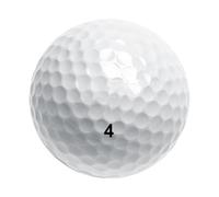 Genérico Triple Layer Golf Practice Balls - 1pcs Golf Swing Putting Training Ball, Stable Handling Swing Trainer Putter Assist Training Aid Accessory For Advanced Golfers Indoor Outdoor White
