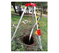 Genérico Trípode de Rescate Ajustable de aleación de Aluminio: Equipo para Entrada en Espacios confinados y Kit de Rescate en Altura para Acceso Seguro y soluciones de Respuesta Ante emergencias.