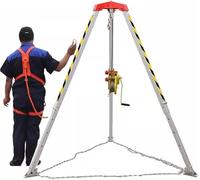 Genérico Trípode de Rescate, Equipo de Rescate de elevación, trípode de Rescate contra Incendios, trípode de extinción de Incendios de Alta Resistencia, trípode de Rescate de Alta Resistencia con Cab