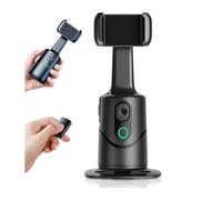 Genérico Trípode for teléfono con reconocimiento Facial Inteligente con IA, Seguimiento Facial automático, rotación de 360° for Fotos y Videos, estabilizador de cardán Duradero for grabación de Video