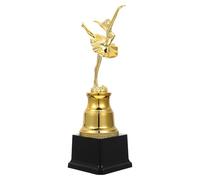 Genérico Trofeo Premio Adecuado de Plástico Dorado Decorativo de Ballet para Competencias y Fiestas para Amantes Danza Ballet