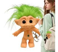 Genérico Troll Doll Key - Travel Convenience, Balanced Accessibility System, Efficient Everyday Use Tool, Hair Party Pendant Colour Luck Charm Good Chain Figurine Bag Toy Ring Purse Cute | for Kids