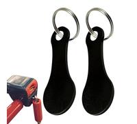 Genérico Trolley Token Keychain - Aluminum Alloy Shopping Cart Unlock Tool, Lightweight Design, Reusable Quick Release Accessory | Grocery Supermarket Cart Unlock Key Ring Pocket Carry